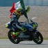 Marco Simoncelli od minimoto do MotoGP - 2005 Jerez Simoncelli z wloska flaga