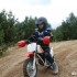Piknik ATV Honda rodzinny weekend na quadach - chlopiec honda motocykl