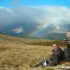 Romania 2008 - odpoczynek przy quadzie w gorach