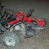 Wypadek quada pasazer ginie na miejscu - quad po wypadku