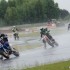 Mistrzostwa Swiata Supermoto w Polsce w strugach deszczu - zakret deszcz gp supermoto poland poznan