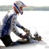 BMW GS Trophy 2012 w duchu rywalizacji - Przeprawa motocyklem przez jezioro