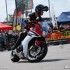 Gymkhana 2012 I runda zawodow zrecznosciowych Hondy - Czerwono biala Honda CBR600F