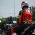 Honda Gymkhana w Warszawie slalomem mosci panowie - Motocyklista przed startem