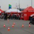 Honda Gymkhana w Warszawie slalomem mosci panowie - Parking M1 impreza Hondy