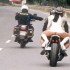 Kontrola drogowa Policja a motocyklisci - pursuit
