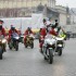 Krakowscy Mikolaje na motocyklach 2009 - machanie do przechodniow motomikolaje krakow 2009