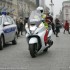 Krakowscy Mikolaje na motocyklach 2009 - milicja na motocyklu
