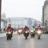 Krakowscy Mikolaje na motocyklach 2009 - wyjazd z rynku