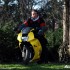 Motocykl-on czyli dolnoslaskie otwarcie sezonu - Honda CBR zolte malowanie motocyklon