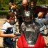 Motocyklowy Dzien Dziecka w Domu Dziecka w Gostyninie - na motocyklu