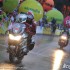 Motocyklowy Tour de Pologne 2011 - BMW w deszczu na trasie