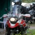 Zlot motocykli BMW 2011 czasy PRL w Bornem Sulinowie - BMW przygotowanie do wyjazdu