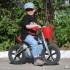 Zlot motocykli BMW 2011 czasy PRL w Bornem Sulinowie - Dziecko na rowerku