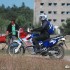 Zlot motocykli BMW 2011 czasy PRL w Bornem Sulinowie - Honda Africa Twin malownicze okolice
