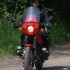 Zlot motocykli BMW 2011 czasy PRL w Bornem Sulinowie - Jazda po lesnej drodze motocyklem