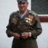 Zlot motocykli BMW 2011 czasy PRL w Bornem Sulinowie - Kostium oficer radziecki