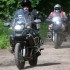 Zlot motocykli BMW 2011 czasy PRL w Bornem Sulinowie - Motocykle BMW w trakcie jazdy