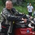 Zlot motocykli BMW 2011 czasy PRL w Bornem Sulinowie - Motocyklista BMW postoj