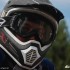 Zlot motocykli BMW 2011 czasy PRL w Bornem Sulinowie - Motocyklista w kasku Dominik Kopec
