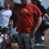 Zlot motocykli BMW 2011 czasy PRL w Bornem Sulinowie - Motocyklista w zamysleniu
