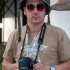 Zlot motocykli BMW 2011 czasy PRL w Bornem Sulinowie - Naczelny fotograf w zolnierskiej czapce