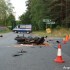 Wypadki motocyklowe w Polsce raport 2012 - Motocykl po wypadku