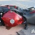Wypadki motocyklowe w Polsce raport 2012 - Zniszczona R1