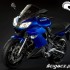 Sprzedaz motocykli w lutym 2009 - Kawasaki ER6 2009 blue