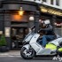 C Evolution elektryczny skuter BMW na igrzyskach w Londynie - kawiarnia jazda