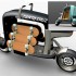 Cargo koncepcyjny skuter bagazowy - cargo skuter transportowy