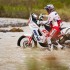 Rajd Dakar 2012 etap 11 - motocykl w wodzie
