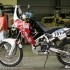 Dakar na polmetku - motocykl husqvarna CLAUDIO Rodriguez odbior techniczny