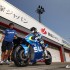 Suzuki po testach MotoGP na Twin Ring Motegi - De Puniet pit lane Testy Suzuki MotoGP