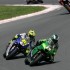 Grand Prix Niemiec - Rossi tuz przed feralnym atakiem Foto Yamaha 7 8