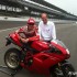 Hayden na Ducati 1198SP test nawierzchni Indianapolis - hayden na torze indianapolis
