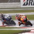Motocyklowe Grand Prix na Silverstone 2011 mokro i slisko - dovizioso lorenzo