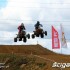Motocrossowe Mistrzostwa Polski i Puchar Pomorza relacja - quady w locie