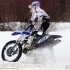 Lukasz Kurowski snieg zamiast blota - Treningi motocyklowe na sniegu