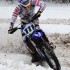 Lukasz Kurowski snieg zamiast blota - Zima Yamaha YZ450F trening