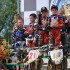 Pokaz wyscigow 50cc podczas Pucharu Krajny - dzieciaki na podium