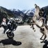 Chris Pfeiffer stunt w Kazachstanie - moto vs kon - chris pfeiffer