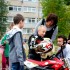 Piotrus stunt i motocykle w szkole - trening stuntu w szkole - Piotrus Zalewski (2)