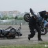 Stunt ustawka Warszawa Bemowo - Wypadek motocyklowy w trakcie stunt pokazu
