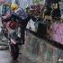 Stunter13 i Michael Pollack przystanek Amsterdam - Stunt ride with graffiti background