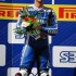 Wyscigi Superbike w Brnie uczta dla zmyslow - Melandri Marco na podium