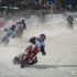 Ice Racing 2011 w Sanoku historyczny wynik dla Polski - czeski zawodnik na lodzie ice racing 2011