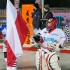 Ice Racing 2011 w Sanoku historyczny wynik dla Polski - polska flaga doping hokeistow