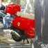 Paryskie motocykle - Paryskie motocykle czerwony kufer 001