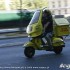 Paryskie motocykle - Paryskie motocykle zolty skuter dostawczy 026